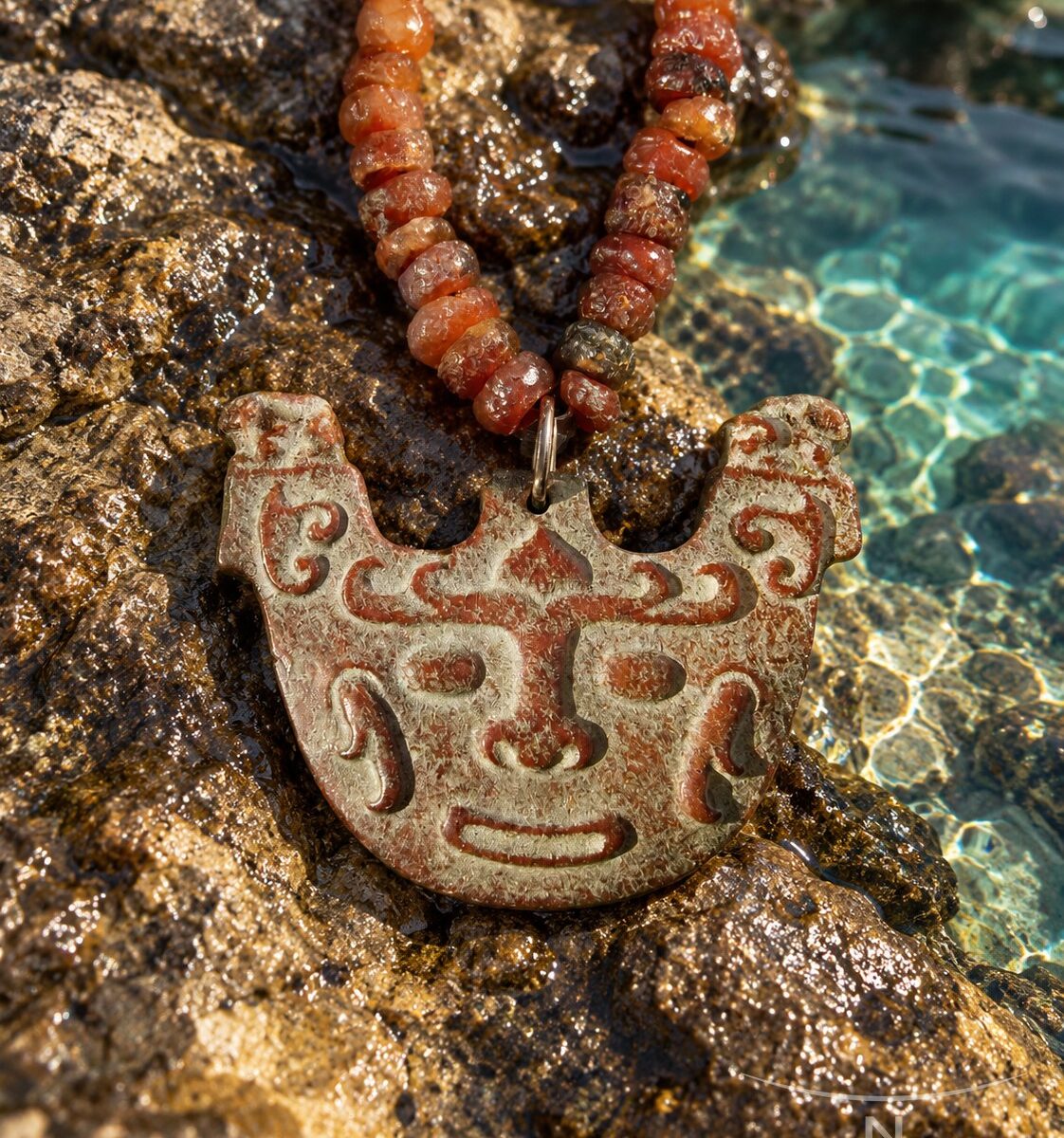 Coral con rostro de piedra · en su ambiente